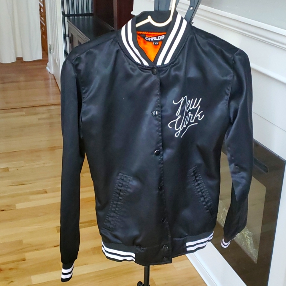 New York Black Bomber Jacket